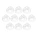 10pcs Silicone Hearing Aid Dome Earplug Hearing Aid Ear Tips Hearing Aid Open Dome