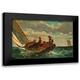 Homer Winslow 24x17 Black Modern Framed Museum Art Print Titled - Breezing Up (A Fair Wind)