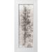 Stelfox Norm 13x32 White Modern Wood Framed Museum Art Print Titled - Tree Triptych II