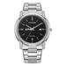 Men's Citizen Watch Silver Eastern Kentucky Colonels Eco-Drive Black Dial Stainless Steel