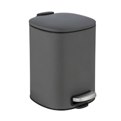 WENKO Treteimer Mod. Alassio, Grau 5 L Image