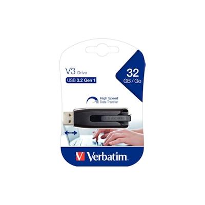 Verbatim Speicherstick, USB 3.0, 32 GB, V3 grau, Ultra Speed 533x