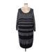 DKNY Casual Dress: Gray Dresses - Women's Size 22