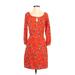 Yoana Baraschi Casual Dress - Sheath: Orange Dresses - Women's Size Small