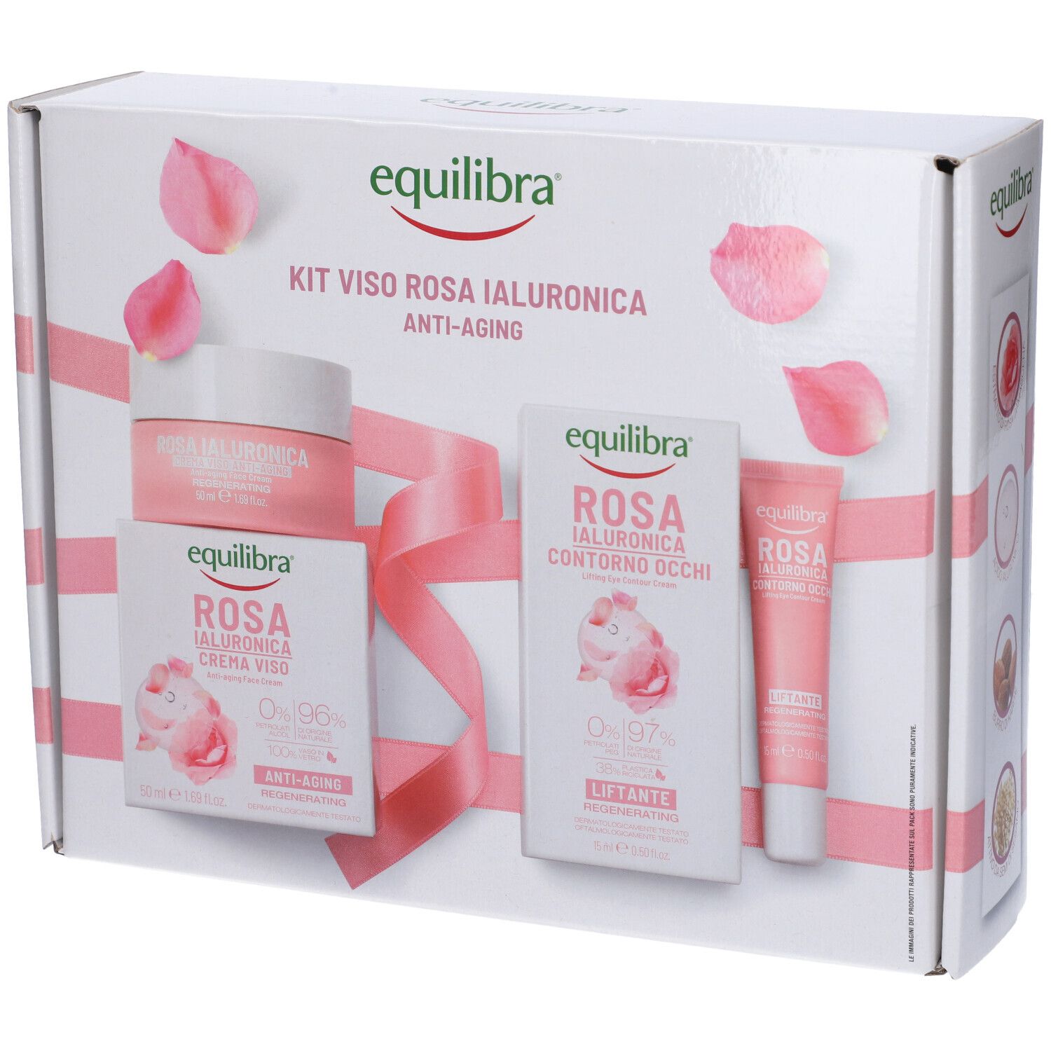Equilibra® Kit Viso Rosa Ialuronica Anti-Aging - Risparmia il 10% con