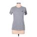 Adidas Active T-Shirt: Gray Activewear - Women's Size Medium