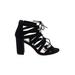 Madden Girl Heels: Black Shoes - Women's Size 7