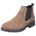 Chelseaboots RIEKER Gr. 43, beige Herren Schuhe Winterstiefel