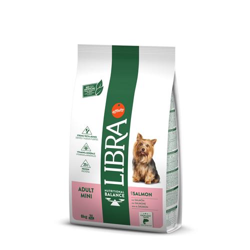 8kg Libra Dog Mini Lachs Hundefutter trocken