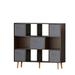 Ebern Designs Cragmont Bookcase Wood in Brown | 42.12 H x 47.24 W x 11.81 D in | Wayfair 455BFB3CF3334D3E8B061590247AE572