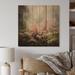 Bayou Breeze Pink Ferns Romantic Impression III On Wood Print Wood in Black | 35 H x 35 W x 0.78 D in | Wayfair BB718EB9C6DF479C8E1D2851B7211626