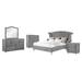 Rosdorf Park Perian 5 - Piece Bedroom Set in Upholstered in Gray | 66.75 H x 87.4 W x 88.1 D in | Wayfair 9E594CDF8E2D475494D81F1B3E606A63