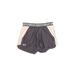 Under Armour Athletic Shorts: Gray Color Block Activewear - Women's Size Medium