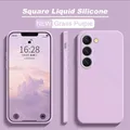 Per Samsung Galaxy S23 S22 S21 Plus A54 5G A14 A34 A24 Custodia morbida in silicone liquido per Samsung S22 S23 Plus S21 Note20 Ultra Cover