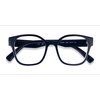 Unisex s square Dark Blue Plastic Prescription eyeglasses - Eyebuydirect s Vogue Eyewear VO5407