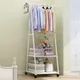 Floor Clothes Rack for Standing Hangers Wall Clothes Bags Living Room storage Shelf