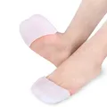 1/2/5pcs Toe Sleeves Gel Sock Pads Topper Cover Protector Pouch Men Toe Protection Cushion for Foot