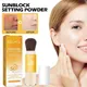 Waterproof Spf50 Sunscreen Loose Powder Sunblock Skin Protective Invisible Pore Solar Blocker Oil