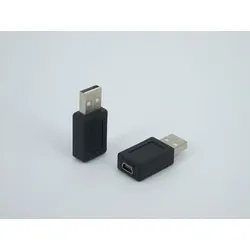 Nuovo convertitore adattatore adattatore USB 2.0 femmina Standard da tipo A A mini USB femmina