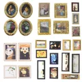 Miniatur Vintage Frame Wandbild wandbild Malerei Für Puppenhaus Puppen Haus Wohnzimmer Schlafzimmer