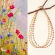 Zmzy einfache französische Design niedlichen Schlüsselbein Perlenkette für Frauen Halsketten