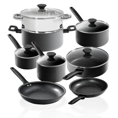 Granitestone Pro Premier Hard Anodized 13 Piece Nonstick Cookware Set