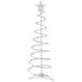 4ft Lighted Spiral Cone Tree Outdoor Christmas Decoration Clear Lights - 4'