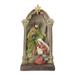14.5" Holy Family and Angel Figures Christmas Nativity Statue Decor