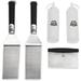 Pit Boss Deluxe 5 Piece Griddle Tool Set Accessories Kit Bottle Spatula Scraper 20010