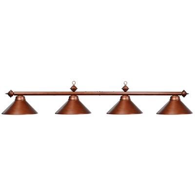 78 Inch 4-light Shade Billiard Light By RAM Game Room - 78 INCH - FOUR SHADE LIGHT