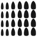 24pcs Portable Nail Art Stickers False Nail Tips Fake Nail Tip Decals Nail Stickers Manicure Decoration Stylish Nail Pieces for