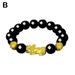 Feng Shui Black Obsidian Bracelet Attract Wealth Good Jewellery Luck Gift D1J6