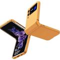 Compatible Samsung Galaxy Z Flip 3 Case Orange Foldable Case for Samsung Z Flip 3 Case Shockproof Samsung Z Flip 3 5g Case Z Flip 3 Phone Case Galaxy Flip 3 5g Case Galaxy Flip Z 3 Case