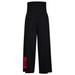 Women's Kiya Tomlin Black Buffalo Bills Culotte Lounge Pants