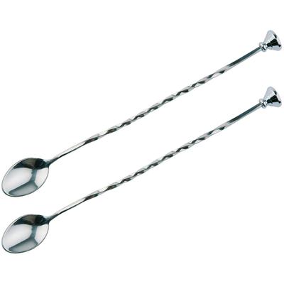 Servierlöffel BUDDY'S, silber, B:3cm H:2cm, Edelstahl, Kochlöffel, Barlöffel, Edelstahl, Länge 27 cm, 2-teilig Image