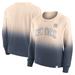 Women's Fanatics Branded Tan/Navy New York Yankees Luxe Lounge Arch Raglan Pullover Sweatshirt