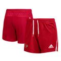 Women's adidas Red Louisville Cardinals Sideline Team-Issued Shorts