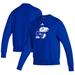 Women's adidas Royal Kansas Jayhawks Sideline Premium Retro Crew Pullover