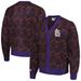 Men's PLEASURES Purple St. Louis Cardinals Cheetah Cardigan Button-Up Sweater