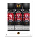 Chicago Blackhawks 12" x 16" Personalized Locker Room Photo Print