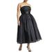 Plus Size Women's Strapless Crinoline Dress by ELOQUII in Black Onyx (Size 22)