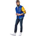 Rubies Teen Wolf Varsity Jacket Adult Mens Costume, As Shown, Medium, 703055