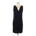 Lands' End Casual Dress: Black Dresses - Women's Size Medium