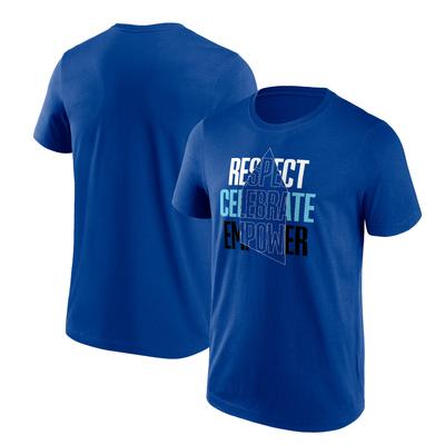 Everton EITC Respect Celebrate Empower Grafik-T-Shirt – Royal – Unisex Image