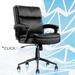 Click365 Transform 2.0 Ergonomic Mid Back Desk Chair, w/ Padded armrests, Adjustable-Height Upholstered, in Gray/Black | Wayfair CCHR10007B