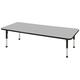 Factory Direct Partners 72" x 30" Rectangular Classroom Table Laminate in Gray | 30 W in | Wayfair 10027-GYBK