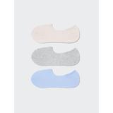 Women's Footsies (3 Pairs) with Deodorizing | Natural | US W 7.5-10 | UNIQLO US