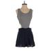 Ark & Co. Casual Dress - A-Line Scoop Neck Sleeveless: Black Print Dresses - Women's Size Medium