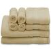 Latitude Run® Kaytin 8 - Piece Guest Room Case Pack 100% Cotton in White/Brown | 27 W in | Wayfair 39600CECE474489F9EF55F9BCB56009D