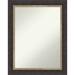 Red Barrel Studio® Abington Rectangle Wood Wall Mirror Wood in Brown | 28.75 H x 22.75 W x 1 D in | Wayfair FD47D58EBEE640039F64D3D9C819002E